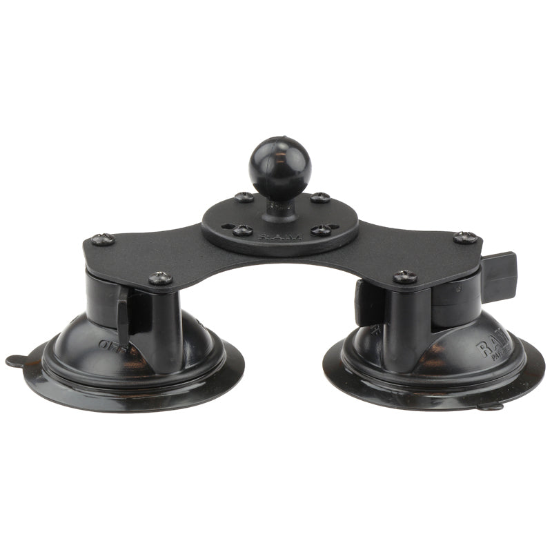RAM Double Suction Cup Base with 1" Ball