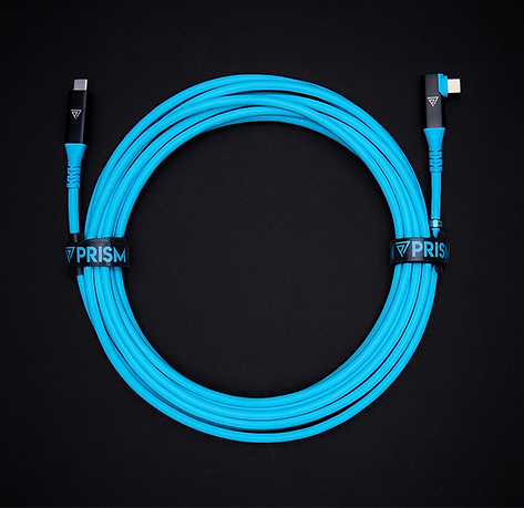 Prism Tether Co Right Angle USB C - Straight USB C 5m