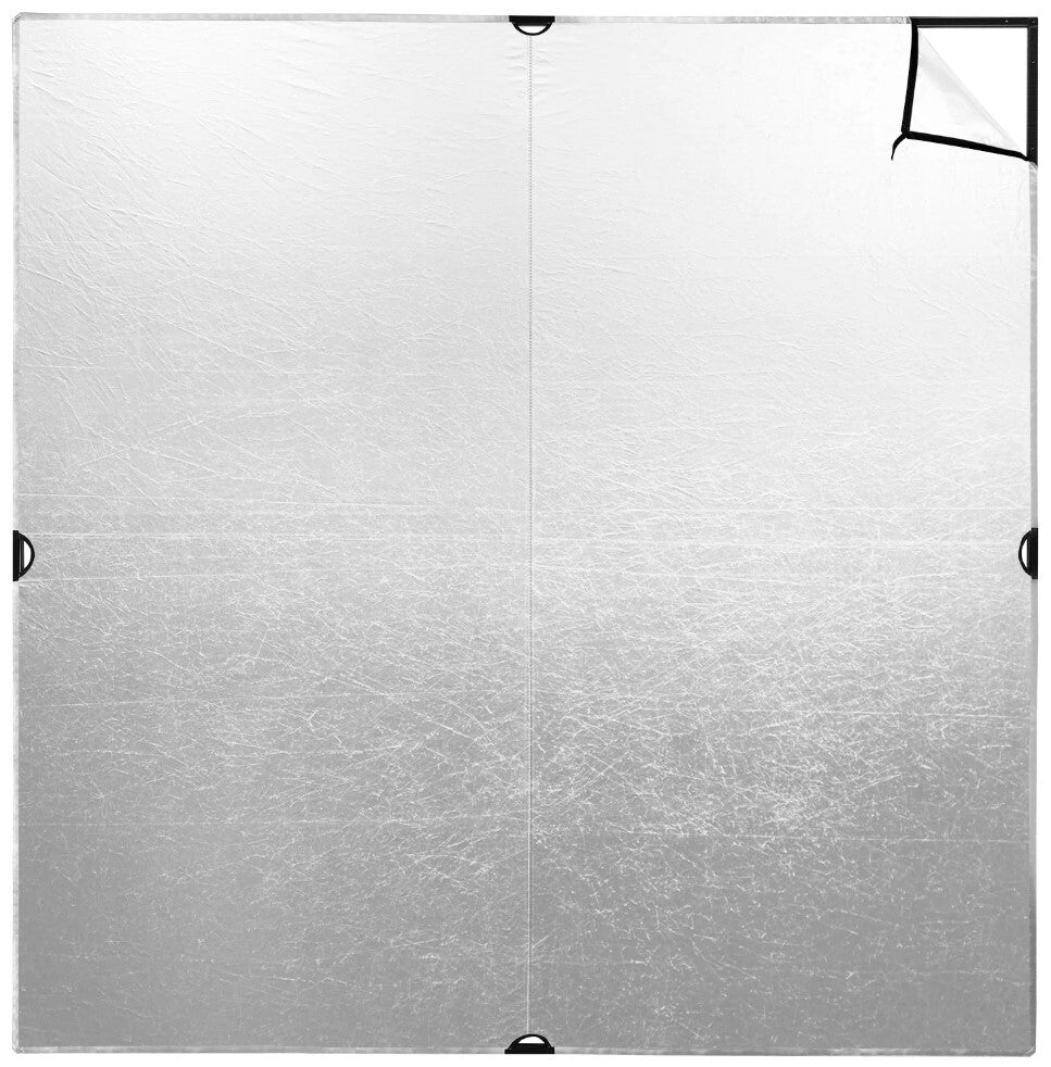 Scrim Jim 8 x 8 Silver/White