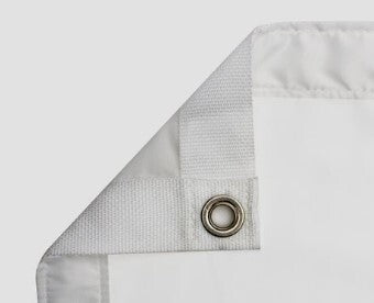 Scrim 6 x 6 1/4 Silk White