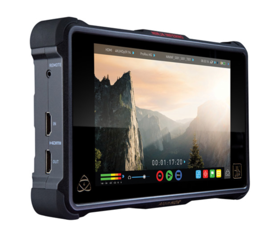 Atomos Ninja Inferno 7" 4K HDMI Recording Monitor — hire at Lunar Studios Sydney