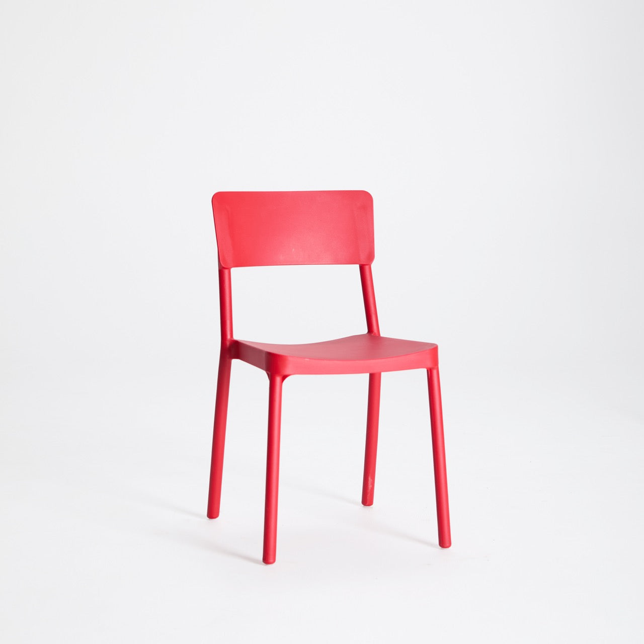 Ainsley Red Chair | Plastic