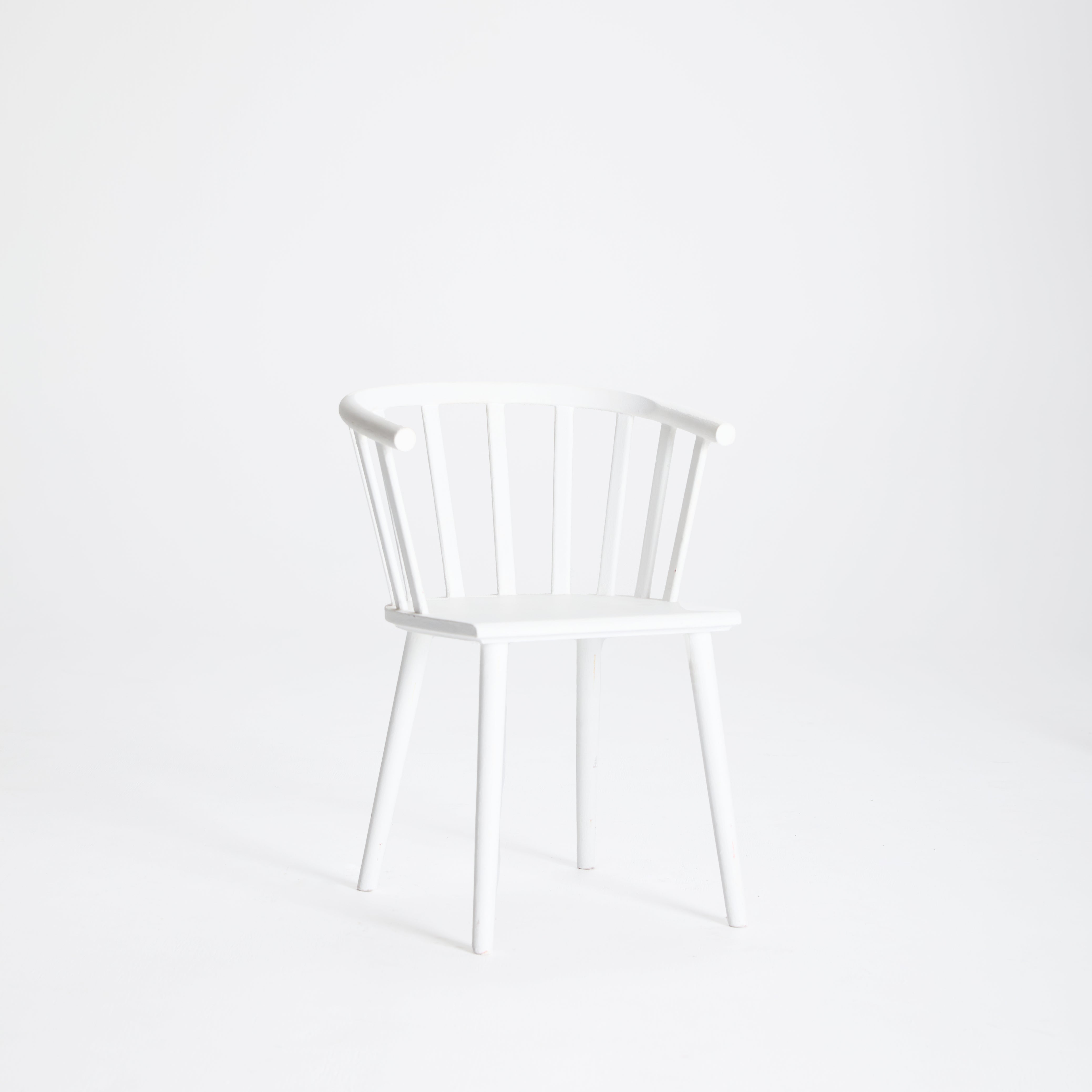 White Painted Windsor Chair