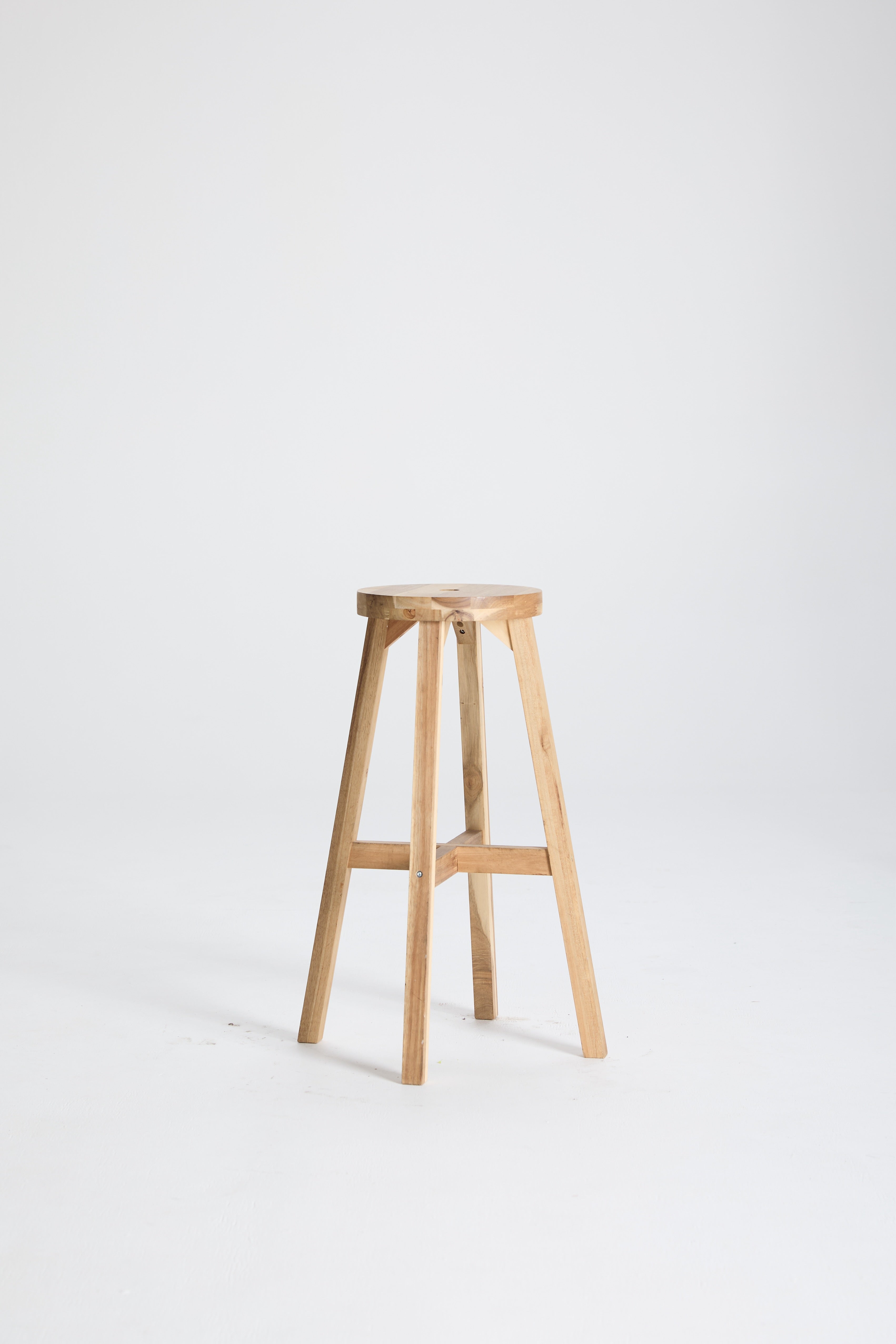 Natural Wooden Stool