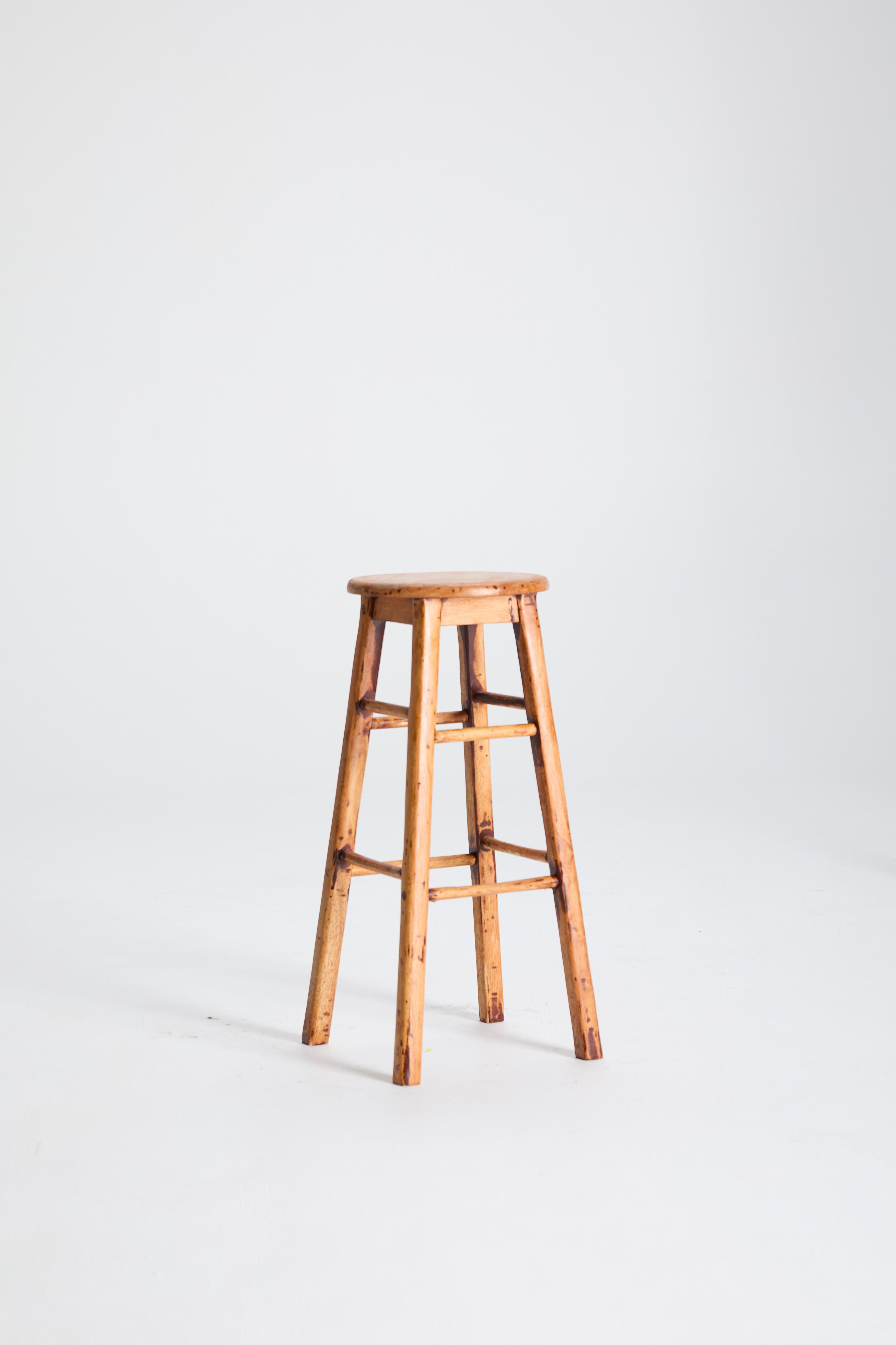 Rustic Wooden Stool