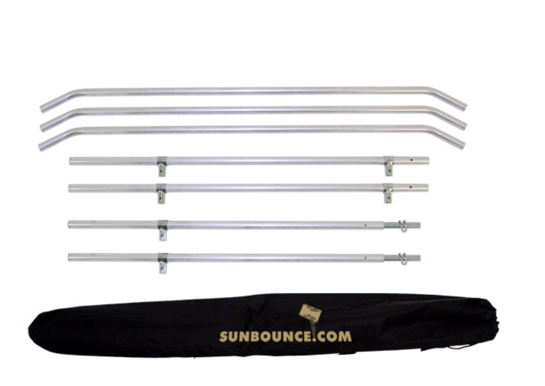 Sunbounce SUN-BOUNCER Pro (6 x 4) Poles (x7 PER KIT) — hire at Lunar Studios Sydney